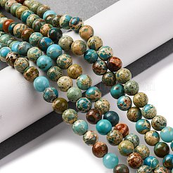 Dyed Natural Regalite/Imperial Jasper/Sea Sediment Jasper Beads Strands&nbsp;G-B124-C02-06