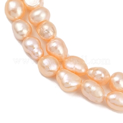 Natural Cultured Freshwater Pearl Beads Strands&nbsp;PEAR-P064-20J-03B