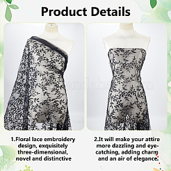 Polyester Lace Fabrics&nbsp;DIY-WH0622-657C
