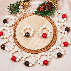 Wooden Beaded Napkin Rings&nbsp;AJEW-FH00004