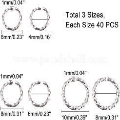 304 Stainless Steel Open Jump Rings&nbsp;STAS-UN0004-67P