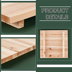 Wooden Heat Insulation Pot Mat&nbsp;TOOL-WH0053-23