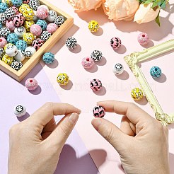 60Pcs 6 Styles Wood Beads&nbsp;WOOD-CJ0002-40