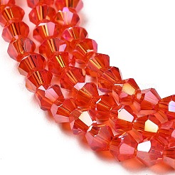 Transparent Electroplate Glass Beads Strands&nbsp;EGLA-A039-T2mm-B14