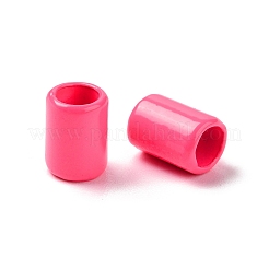 Column Rack Plating Spray Painted Alloy Beads for Jewelry Making&nbsp;PALLOY-F291-01