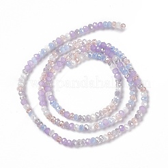 Electroplate Glass Beads Strands&nbsp;EGLA-S192-001A-B11