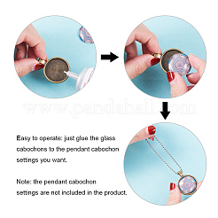 Printed Picture Glass Cabochons&nbsp;GGLA-PH0005-25mm-001