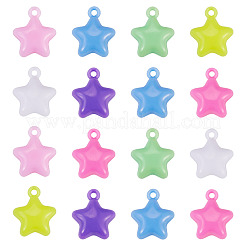 20Pcs Opaque Acrylic Pendants&nbsp;MACR-TADJ0001-04