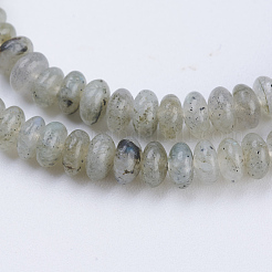 Natural Labradorite Beads Strands&nbsp;G-P354-01-4x2mm