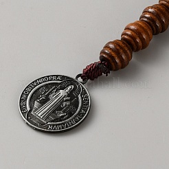 Wood Beads Hanging Decor&nbsp;DJEW-WH0028-017B