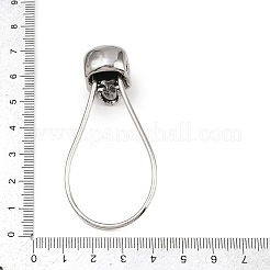 316 Surgical Stainless Steel Keychain Clasps&nbsp;STAS-Z165-02AS