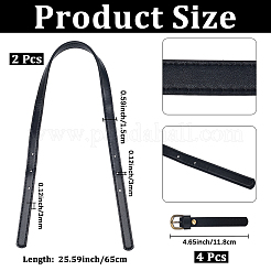 2Pcs Imitation Leather Adjustable Bag Strap&nbsp;PURS-CL0001-24A