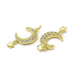 Brass Micro Pave Cubic Zirconia Pendants&nbsp;KK-E068-VB208