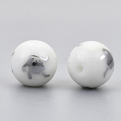 Electroplate Glass Beads&nbsp;EGLA-S178-11J-01