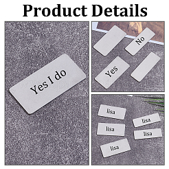 30Pcs 2 Styles 304 Stainless Steel Cabochons&nbsp;FIND-NB0007-29
