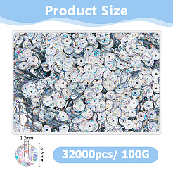 100G PVC Paillette Beads&nbsp;DIY-DC0003-71A