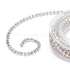 2 Colors Crystal & Crystal AB Rhinestone Cup Chains&nbsp;CHC-FS0001-02