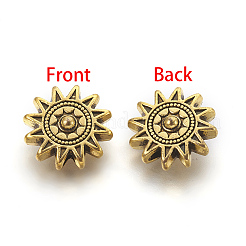 Tibetan Style Alloy Sun Beads&nbsp;LS-TIBEP-GC188-AG-NR