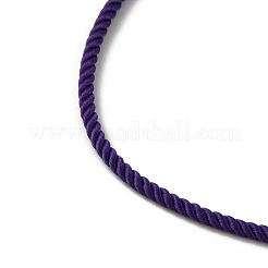 2MM Round Nylon Milan Cord Necklace Makings&nbsp;MAK-F038-C06-G