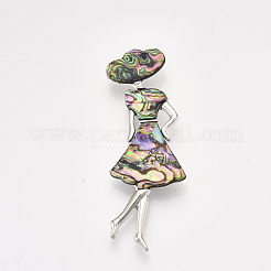Shell Brooches/Pendants&nbsp;SHEL-S275-42A
