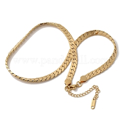 304 Stainless Steel Snake Chain Necklaces for Women&nbsp;NJEW-R012-01G