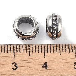 316 Surgical Stainless Steel European Beads&nbsp;STAS-P362-38AS-01