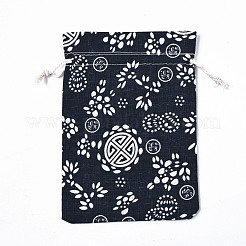 Printed Polycotton(Polyester Cotton) Pouches&nbsp;ABAG-S003-11C
