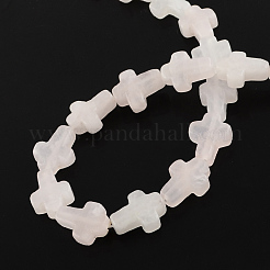 Natural Rose Quartz Bead Strands&nbsp;G-R185-8x12mm-19
