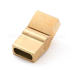 Ion Plating(IP)  316 Surgical Stainless Steel Magnetic Clasps with Glue-in Ends&nbsp;STAS-M297-03B-G