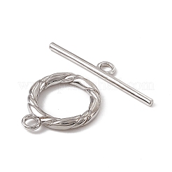 Brass Toggle Clasps&nbsp;KK-K271-11P