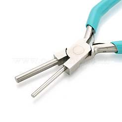 65# Steel Round Nose Pliers with Plastic Handles&nbsp;TOOL-N008-02
