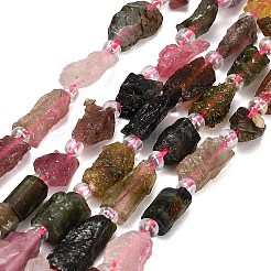 Raw Rough Natural Multicolor Tourmaline Beads Strands&nbsp;GG-CBAA9B4-F01