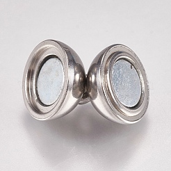 Tarnish Resistant 304 Stainless Steel Magnetic Clasps&nbsp;X-STAS-G173-05P-10mm