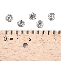 316 Surgical Stainless Steel Crystal Rhinestone Spacer Beads&nbsp;STAS-N032-06P