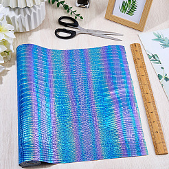 Crocodile Pattern PU Leather Fabric&nbsp;DIY-WH20062-47K
