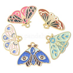 30Pcs 5 Styles Alloy Enamel Pendants&nbsp;ENAM-CJ0005-34