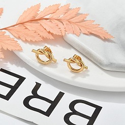 304 Stainless Steel Stud Earrings&nbsp;EJEW-C099-19G