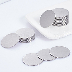 Stainless Steel Stamping Blank Tag Cabochons&nbsp;STAS-PH0019-31P