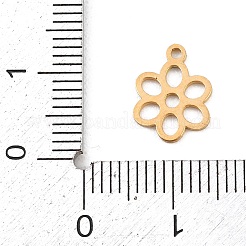 Hollow 304 Stainless Steel Charms&nbsp;STAS-Z183-08G