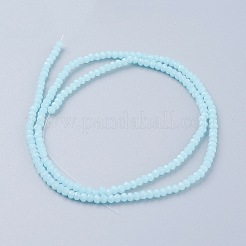 Imitation Jade Glass Beads Strands&nbsp;GLAA-G045-A10