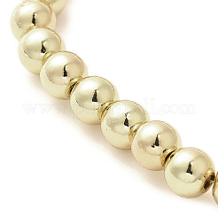 Electroplated Synthetic Magnetic Hematite Beads Strands&nbsp;G-L613-F01-01A