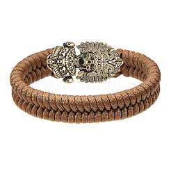1Pc Tibetan Style Brass Shackle Clasps&nbsp;KK-NB0003-67B