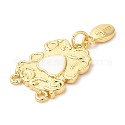 Brass Enamel Pendants&nbsp;KK-Q775-19G-04