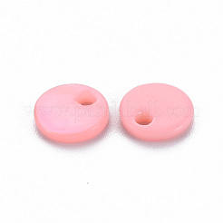 Spray Painted Freshwater Shell Charms&nbsp;SHEL-S276-151A