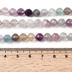 Natural Colorful Fluorite Beads Strands&nbsp;G-P603-C-6mm-07