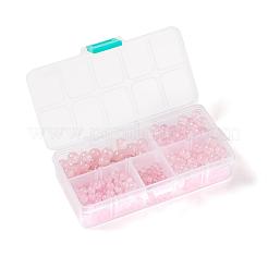 340Pcs 4 Sizes Natural Rose Quartz Beads Strands&nbsp;G-LS0001-13