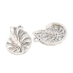 Tibetan Style Alloy Conch Shell Pendants&nbsp;TIBEP-Q043-224-RS