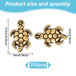 200Pcs Tibetan Style Alloy Beads&nbsp;TIBEB-GO0001-10
