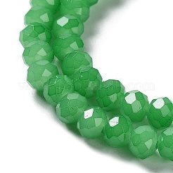 Baking Paint Imitation Jade Glass Bead Strands&nbsp;X-DGLA-A034-J6MM-A10