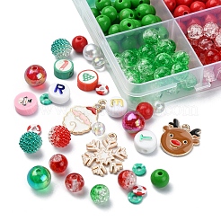 DIY Christmas Bracelet Necklace Making Kit&nbsp;DIY-YW0005-89